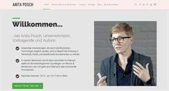 Desktop Screenshot of anitaposch.com